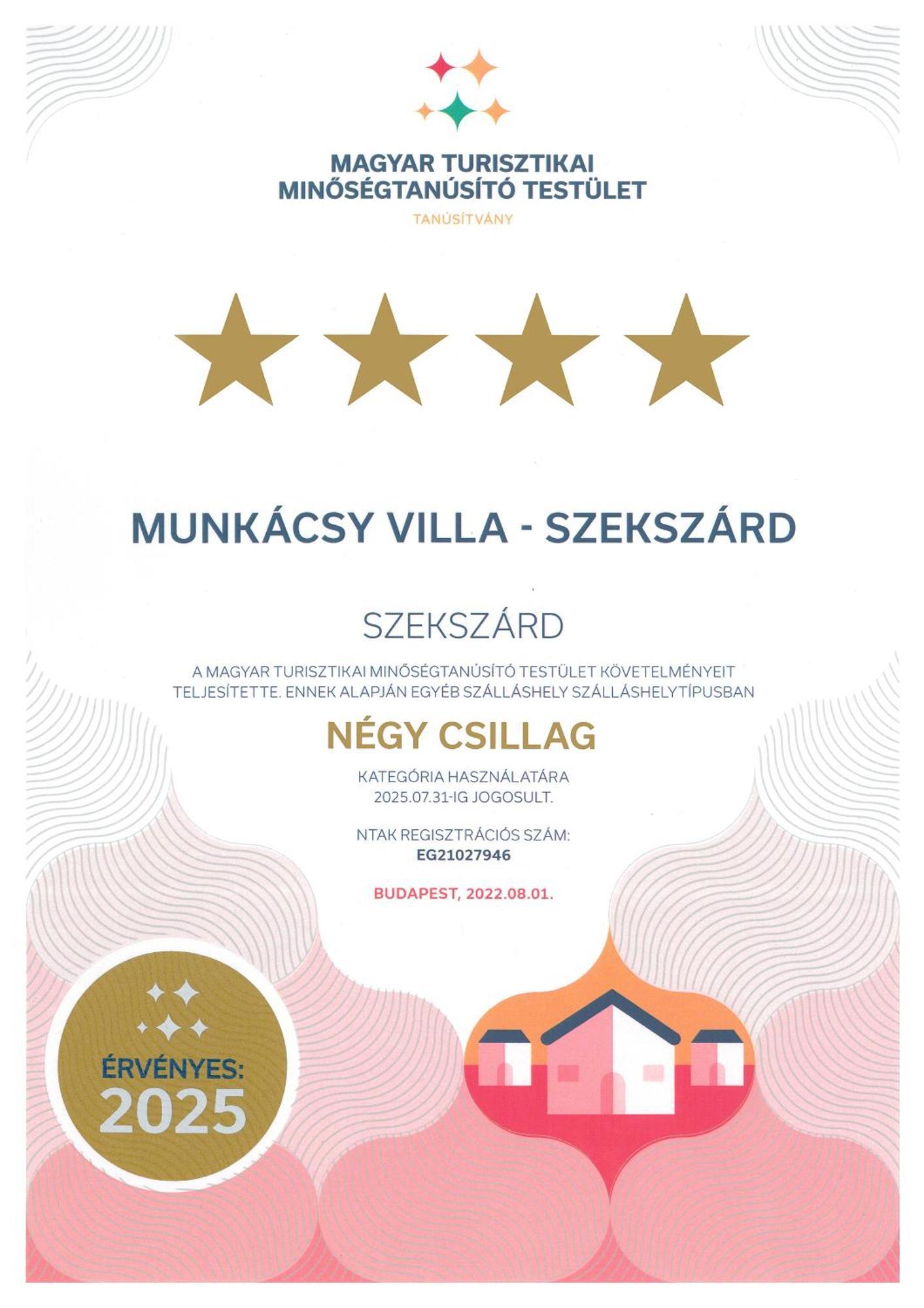 Munkácsy Villa - Szekszárd Esterno foto